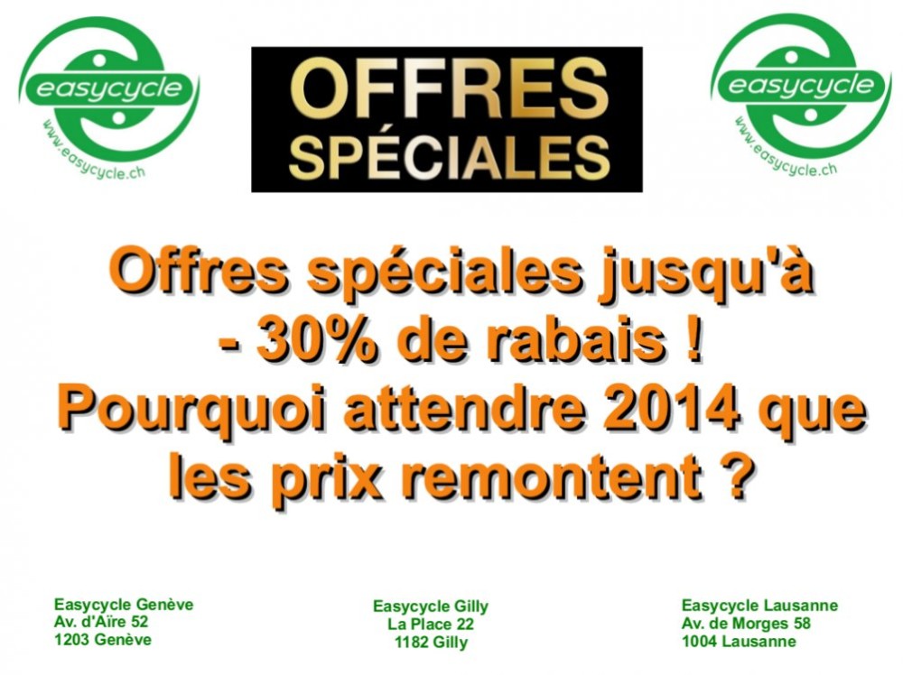 Il reste encore quelques mod&egrave;les chez nos fournisseurs ! Offre valable jusqu'&agrave; &eacute;puisement du stock !